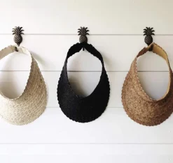 Adult Rattan Visor - Tan