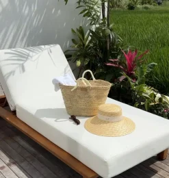 Bonita's Large Brim Boater - Cream