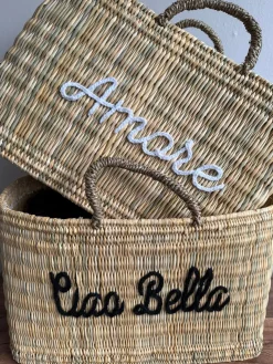 Ciao Bella - Reed Shopper Basket