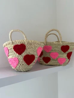 Medium Heart Palm Basket