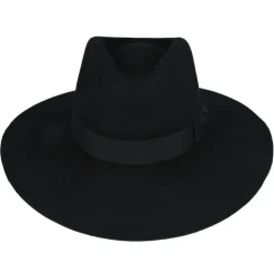 Men's Classic Wool Fedora - Black