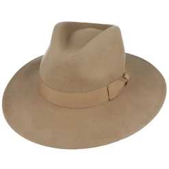 Men's Classic Wool Fedora - Camel