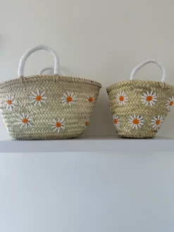 Mini Daisy Palm Basket