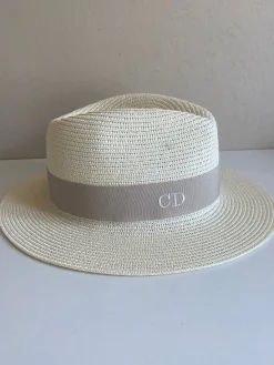 The Classic Fedora - Cream with Taupe Band