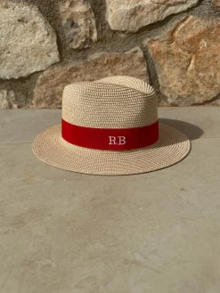 The Classic Fedora - Natural with Red Band