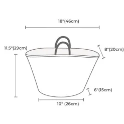 The Personalised Basket With Bubble Writing