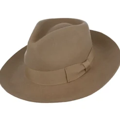 The Stiff Brim Wool Fedora - Mocha